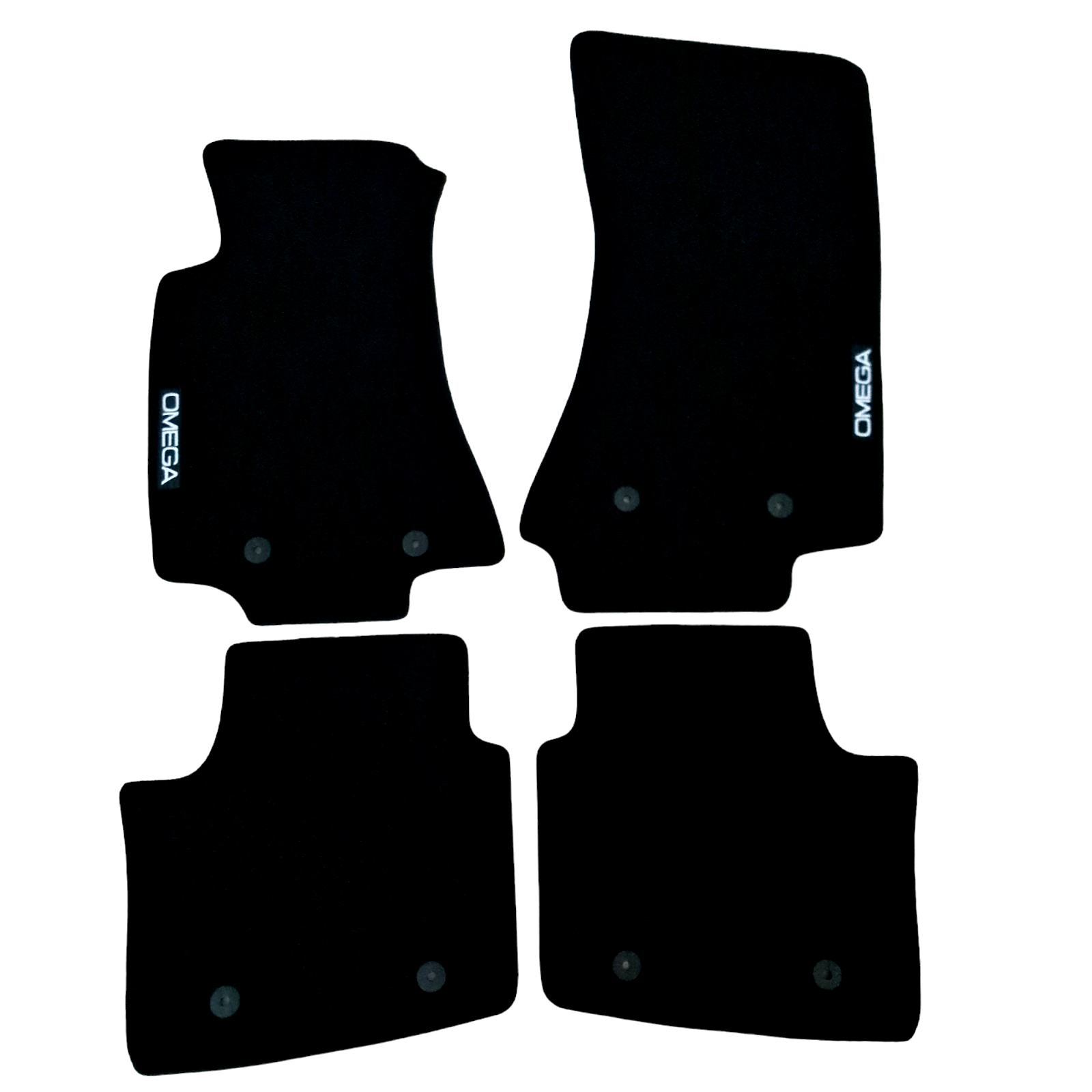 Car Floor Mats Velour For Opel OMEGA Auto Liners Waterproof Black Carpet Rugs
