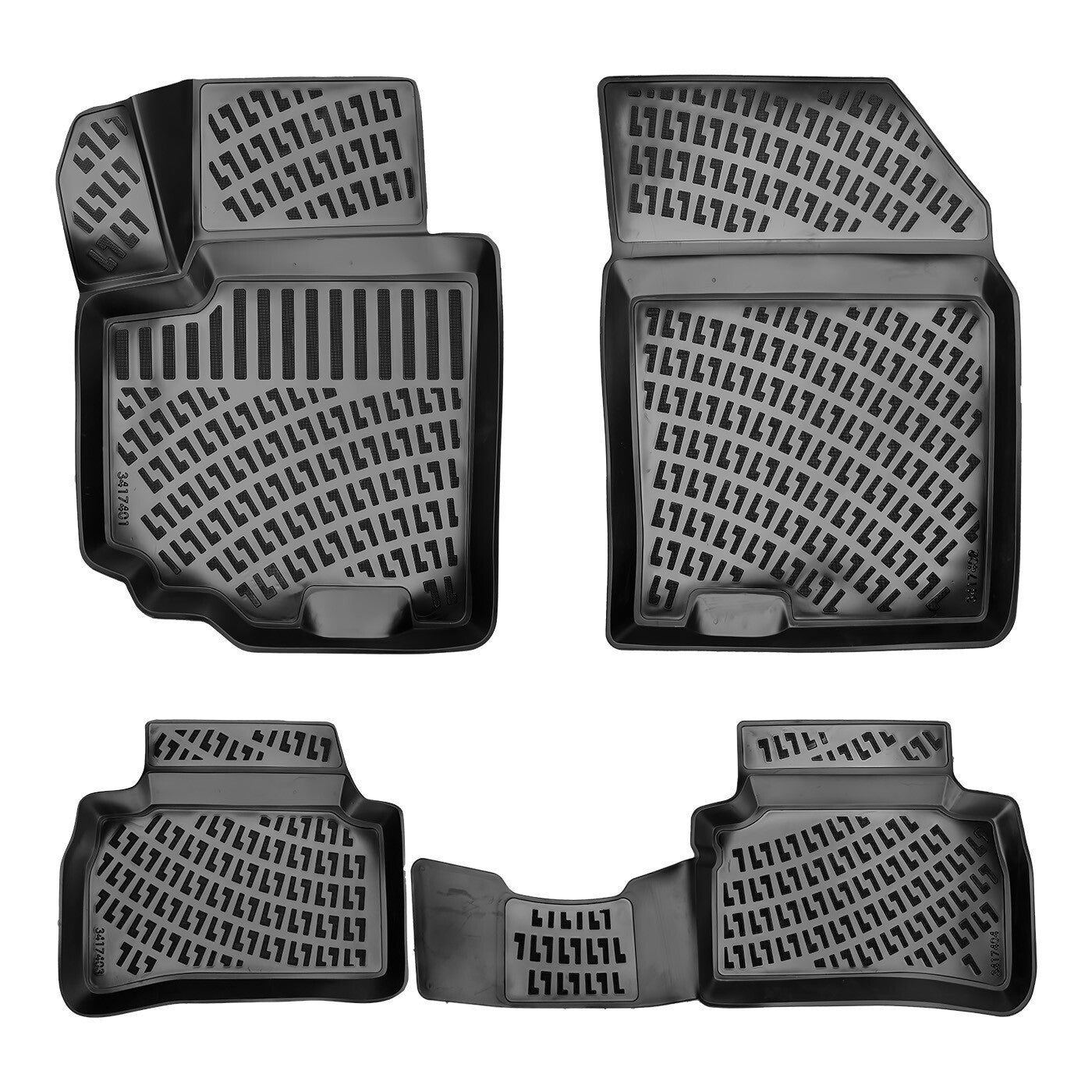 Car Floor Mats Liners For Suzuki Vitara 2015-2024 All Season Heavy Duty Auto Rug
