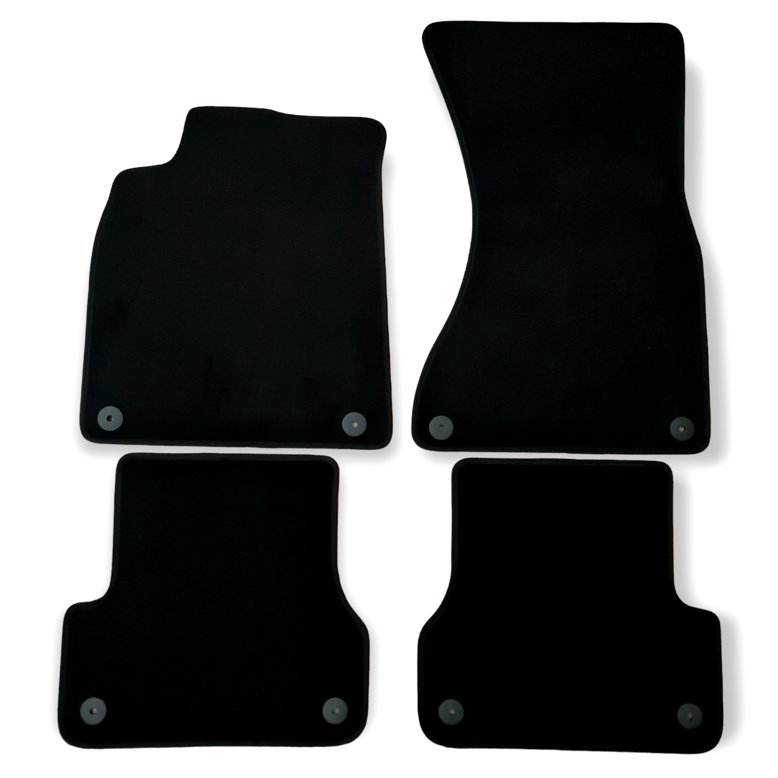 Velour Car Floor Mats For Audi A7 S7 RS7 Waterproof Black Carpet Auto Liners New