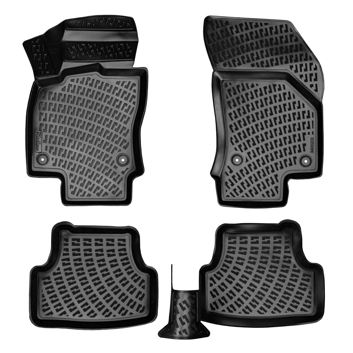 Car Floor Mats Liners For Seat Arona 2017-2024 All Season Heavy Duty Auto Rugs