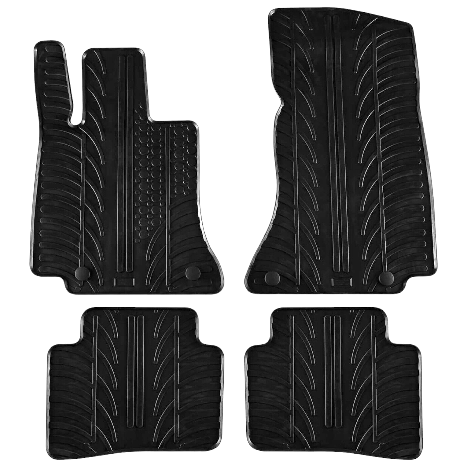 Rubber Car Floor Mats For Mercedes C Class W206 All Weather Heavy Duty Liners