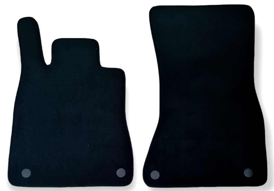 Car Floor Mats Velour For Mercedes S-Class W223 Auto Liners Waterproof 2pc Front