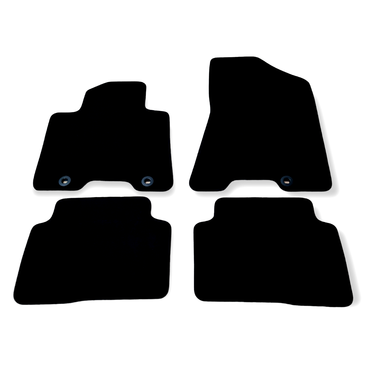 Car Floor Mats Velour For Hyundai Tucson Waterproof Black Carpet Auto Liners New