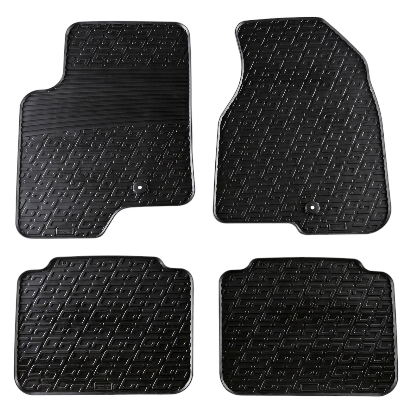 Rubber Car Floor Mats For Opel Antara All Weather Heavy Duty Auto Liners