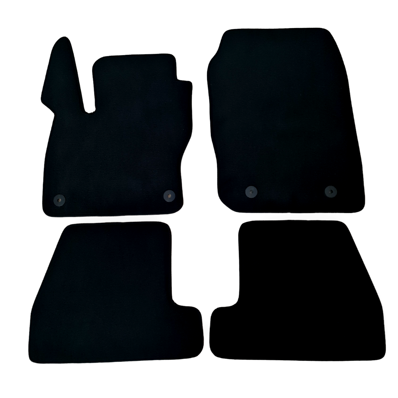 Car Floor Mats For Ford Focus Velour Waterproof Black Carpet Rugs Auto Liners