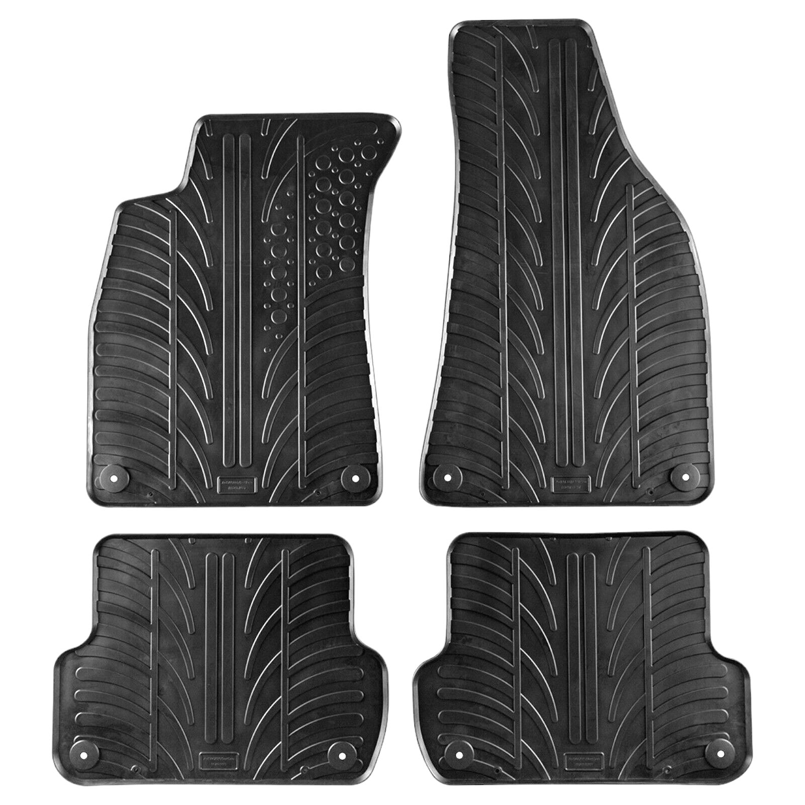 Rubber Car Floor Mats For Audi A4 S4 RS4 B6 B7 All Weather Heavy Duty Liners New