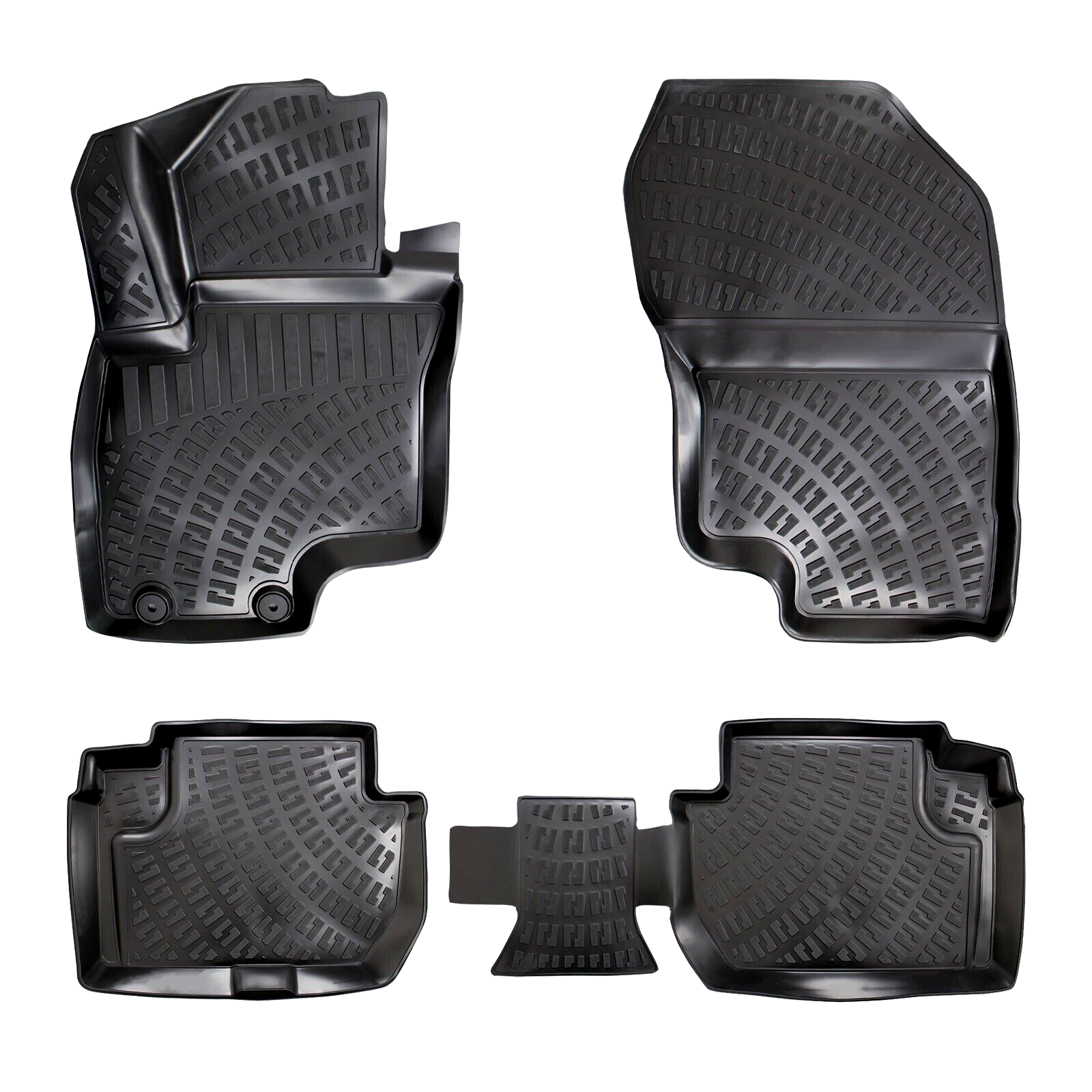 Car Floor Mats Liners For Mitsubishi Outlander 2012-2018 All Season Heavy Duty