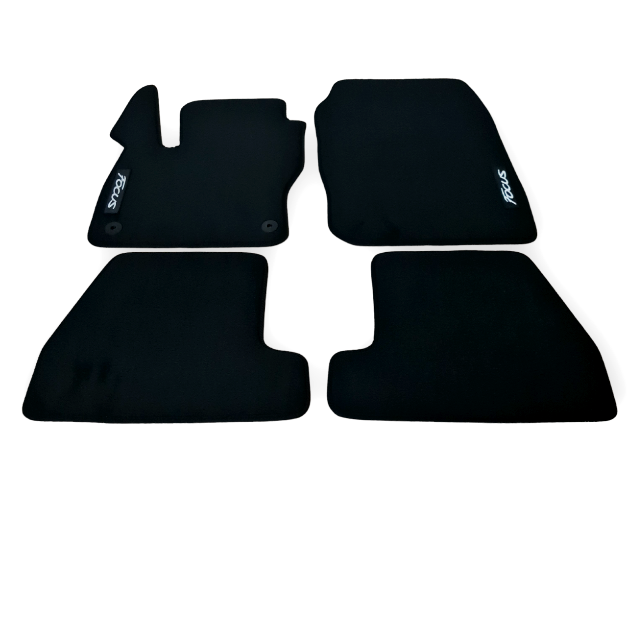 Car Floor Mats For Ford Focus Velour Waterproof Black Carpet Rugs Auto Liners
