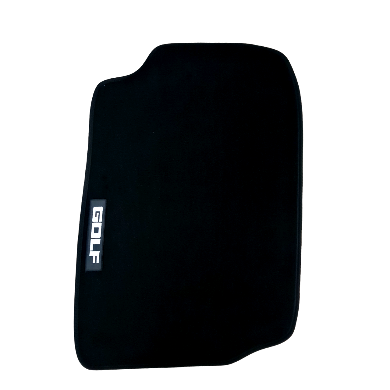 Front Car Floor Mats Velour For VW Golf Mk2 Waterproof Black Carpet Liners 2pcs