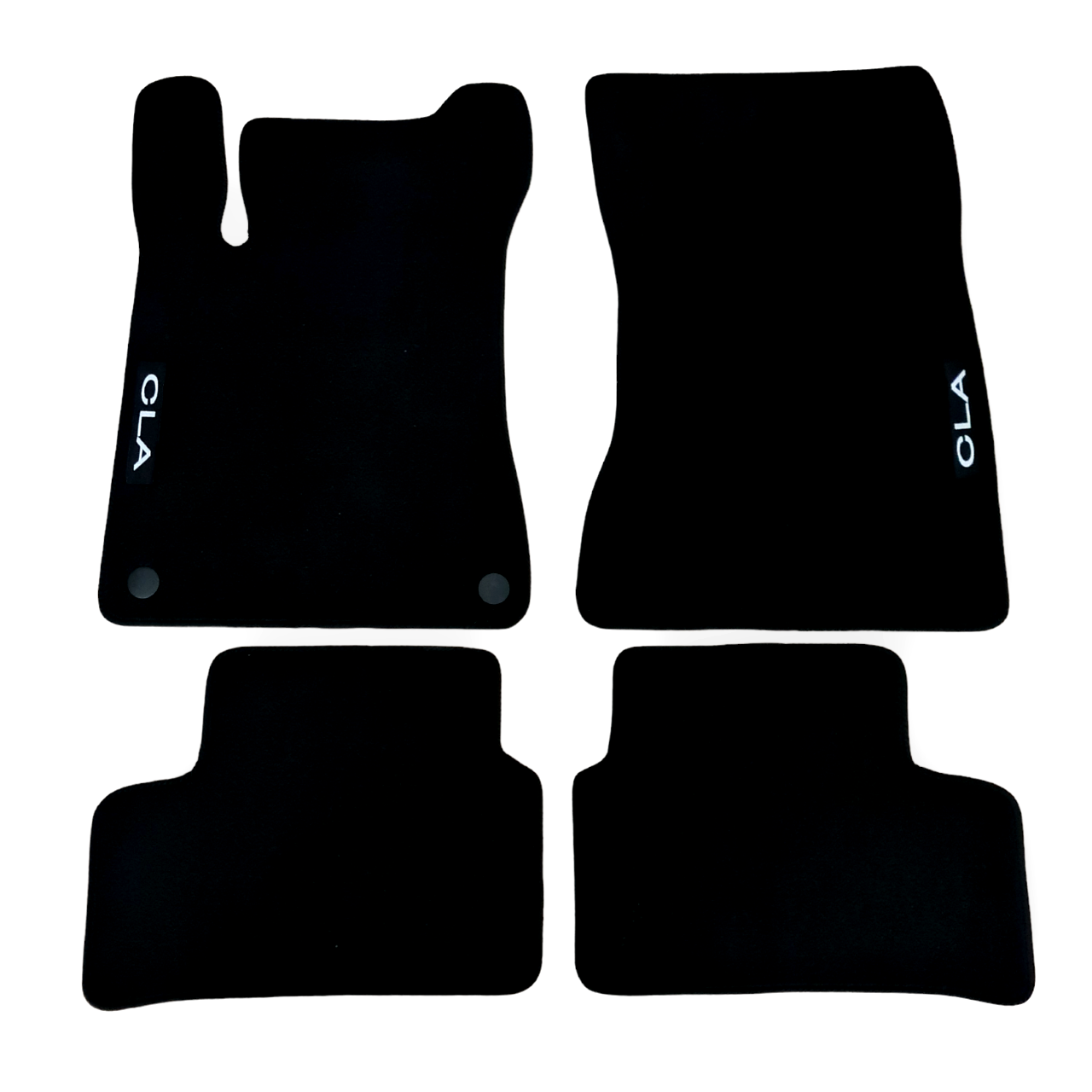 Car Floor Mats Velour For Mercedes CLA C118 Auto Liners Waterproof Black Carpet