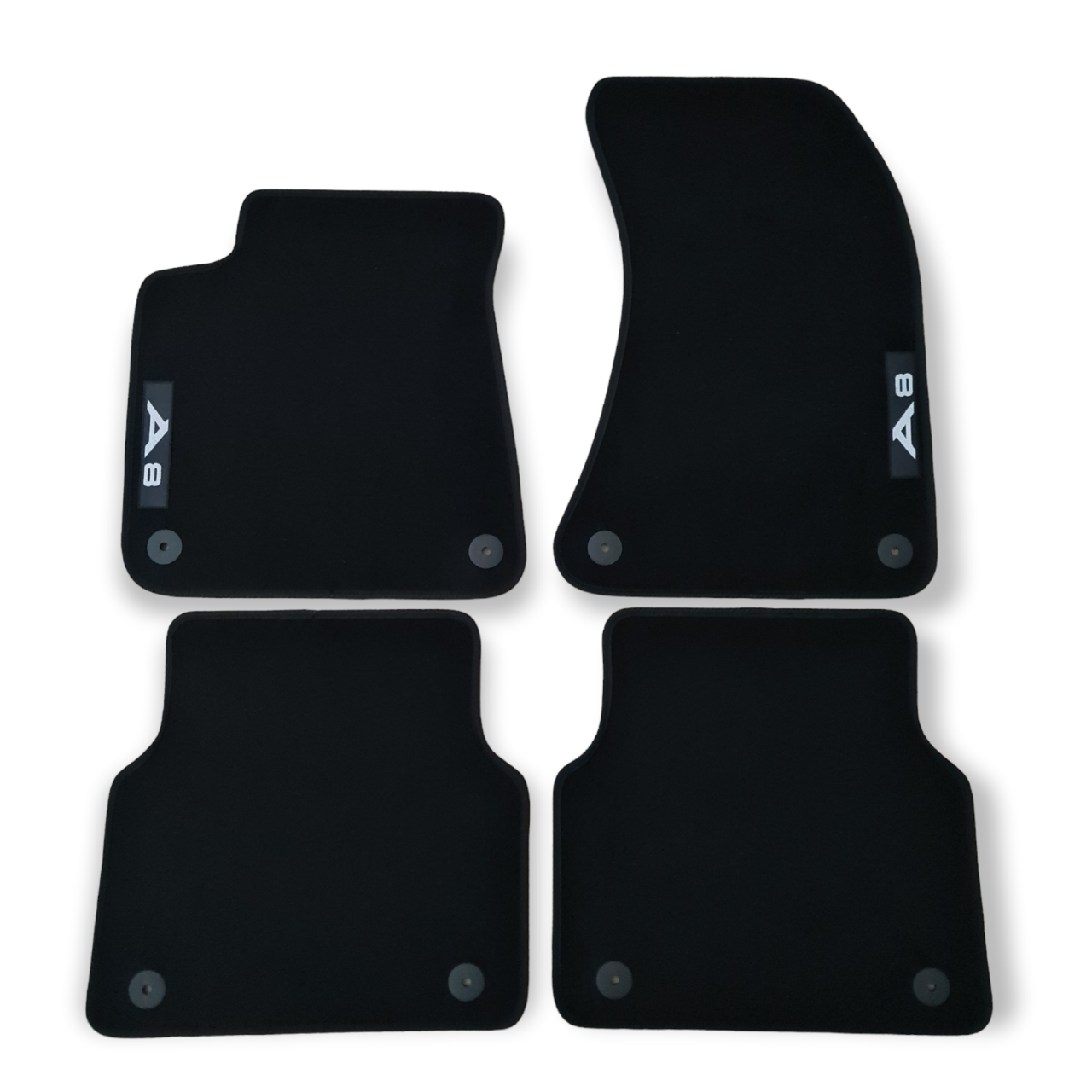 For Audi A8 SWB Carpet Car Floor Mats 2009-2017 OEM Quality Velour Auto Rugs New