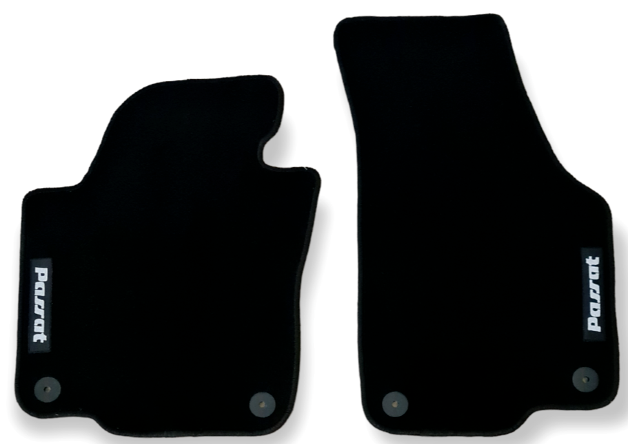 Front Car Floor Mats Velour For VW Passat SE Waterproof Carpet Auto Liners 2pcs