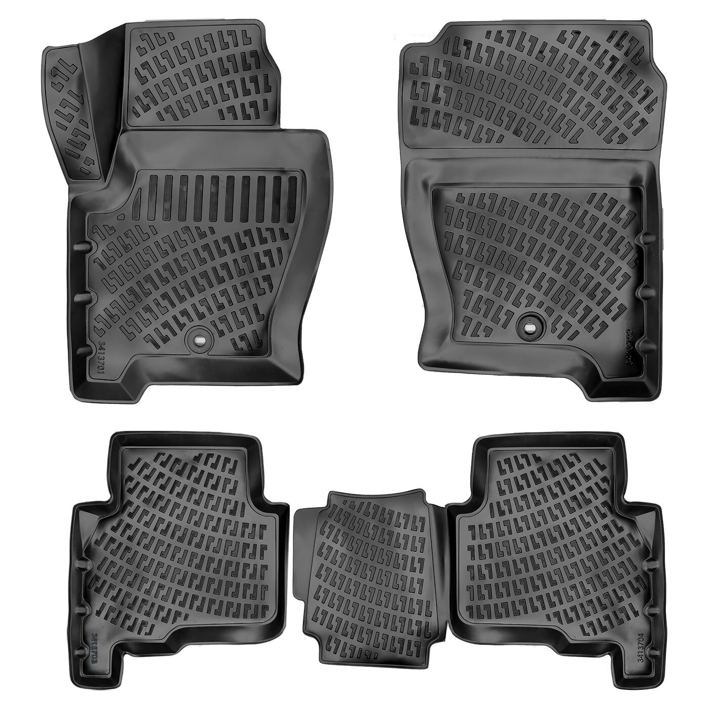 Car Floor Mats Liners For Land Rover Discovery 2009-2016 All Season 3D Auto Rugs