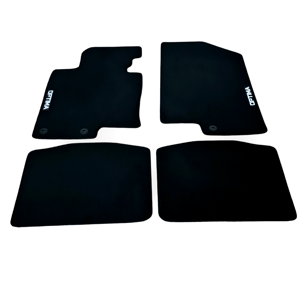 Car Floor Mats Velour For Kia Optima Waterproof Black Carpet Rugs Auto Liners
