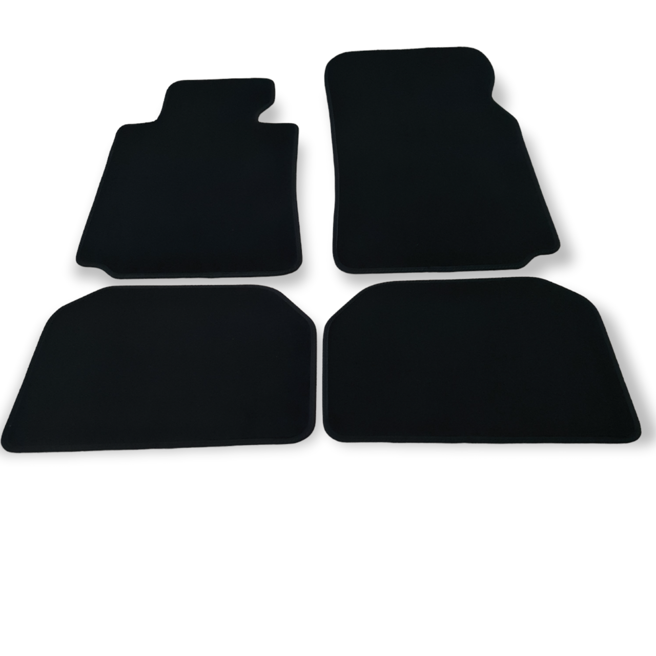 Car Floor Mats For BMW 7 M7 E38 Velour Waterproof Black Carpet Auto Liners New