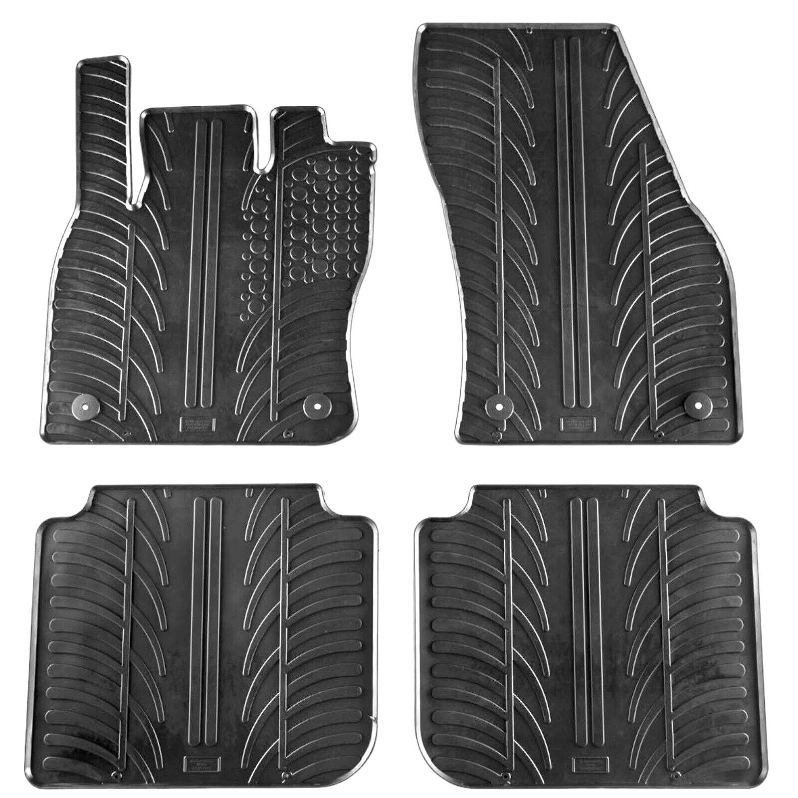 For Skoda Kodiaq 2017-2024 Car Floor Mats Rubber All Weather Heavy Duty Liners