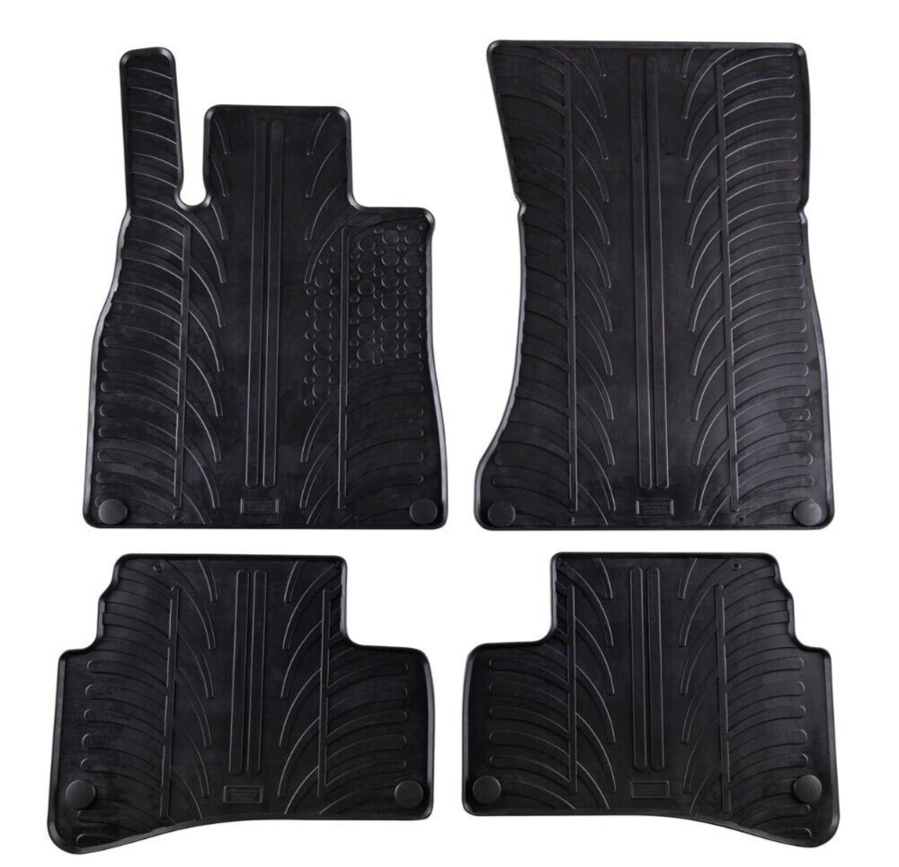 Rubber Car Floor Mats For Mercedes S Class W222 All Weather Heavy Duty Liners