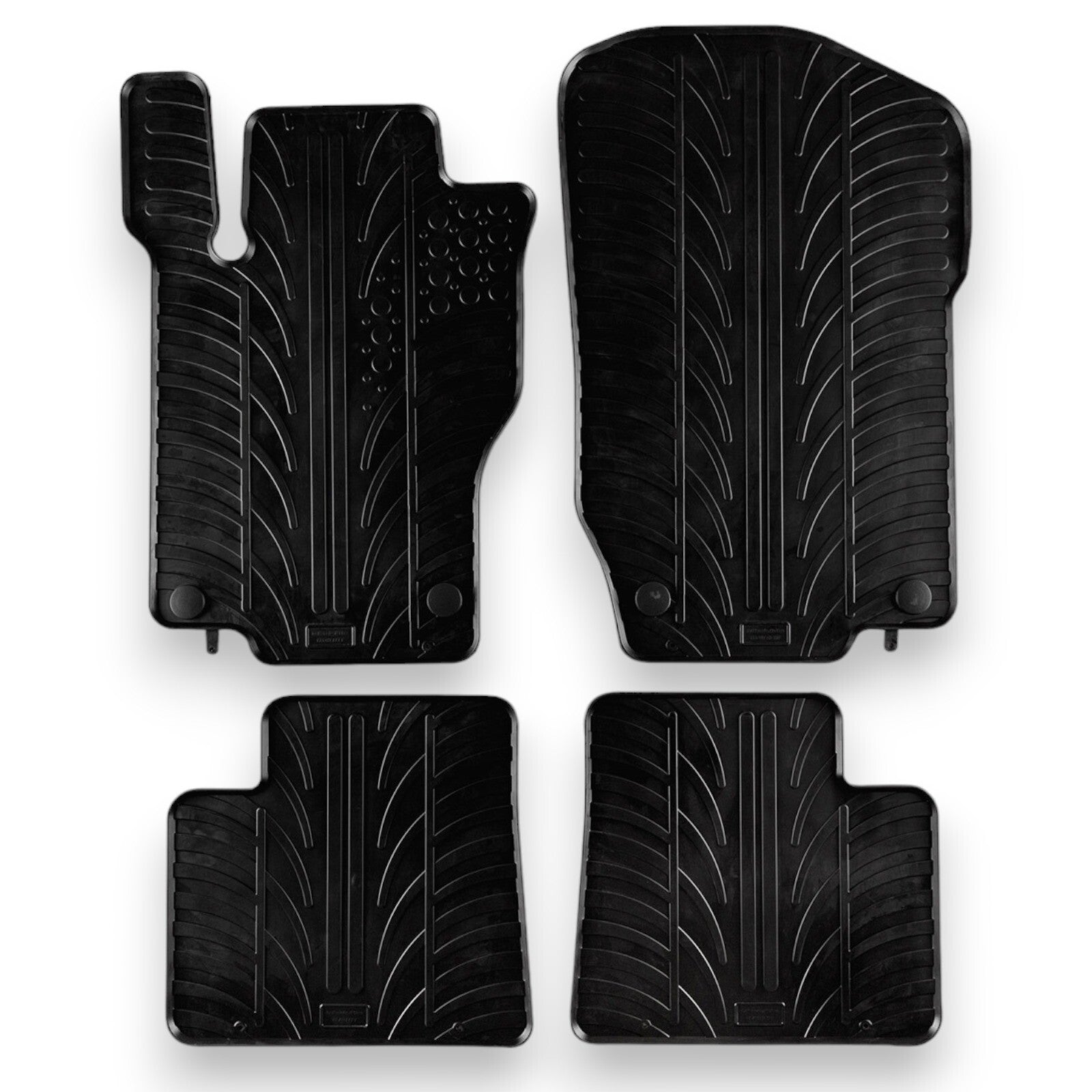 Rubber Car Floor Mats For Mercedes GL X164 All Weather Heavy Duty Auto Liners