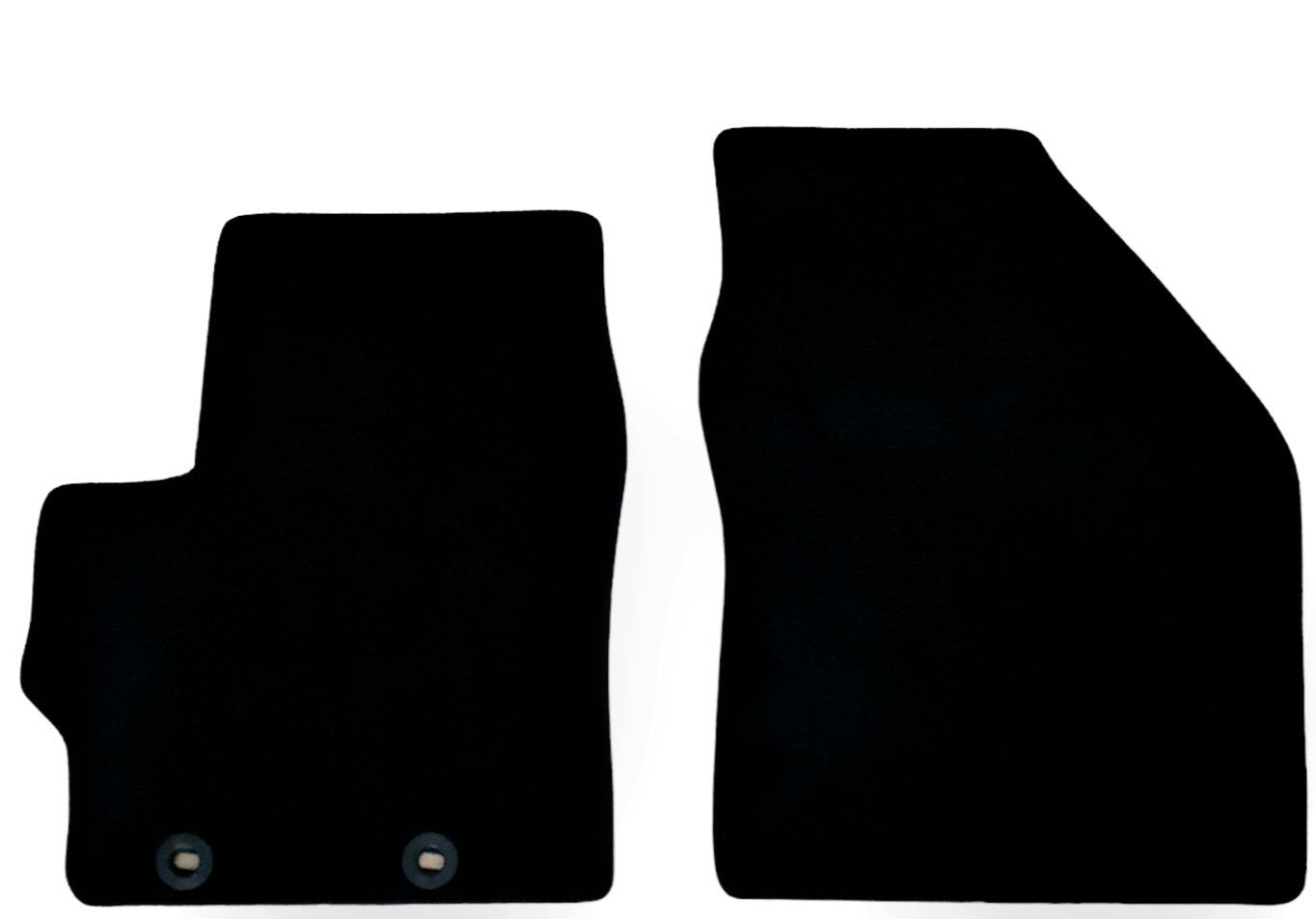 Front Car Floor Mats Velour For Toyota Yaris Waterproof Carpet Auto Liners 2pcs