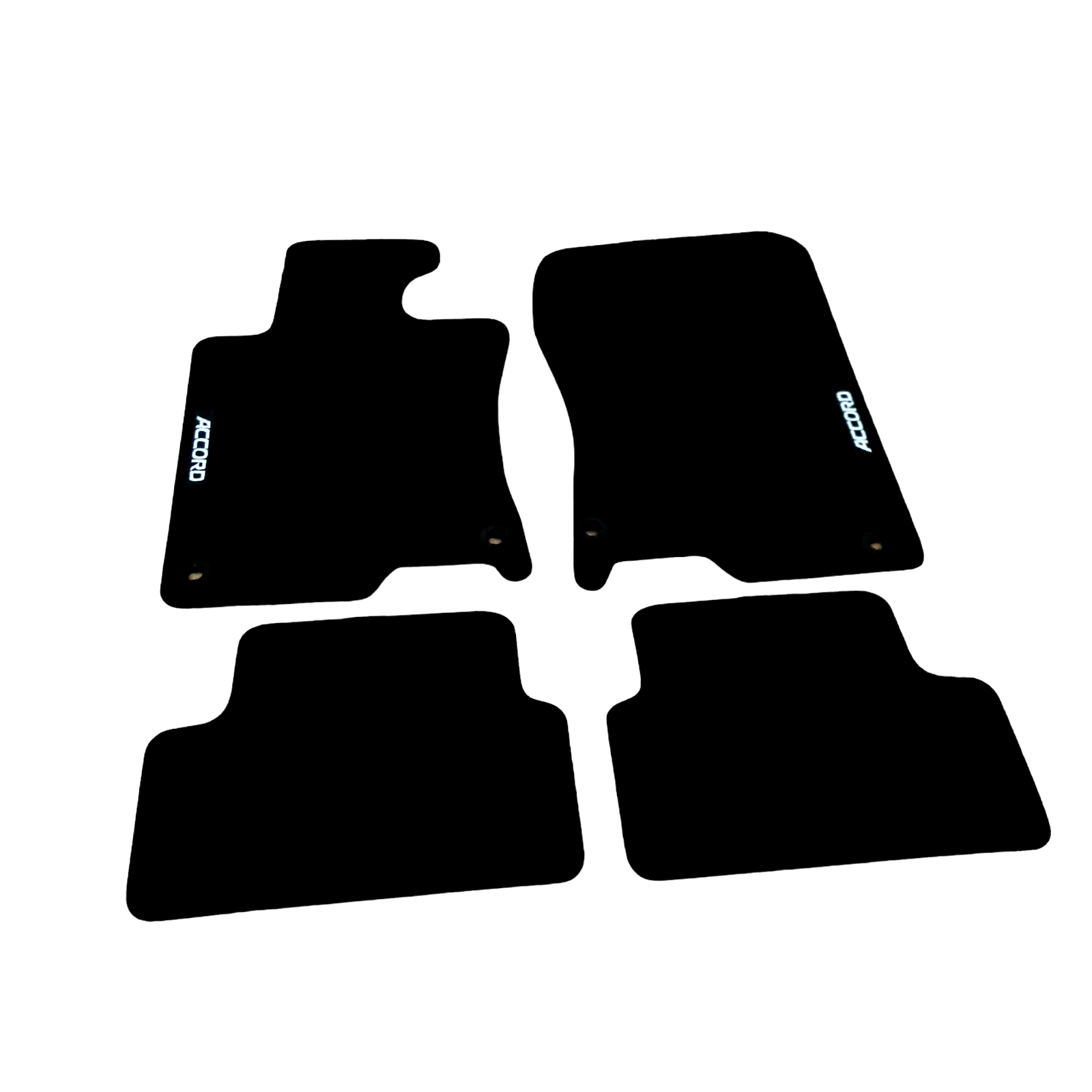 Car Floor Mats For Honda Accord Velour Waterproof Black Carpet Rugs Auto Liners