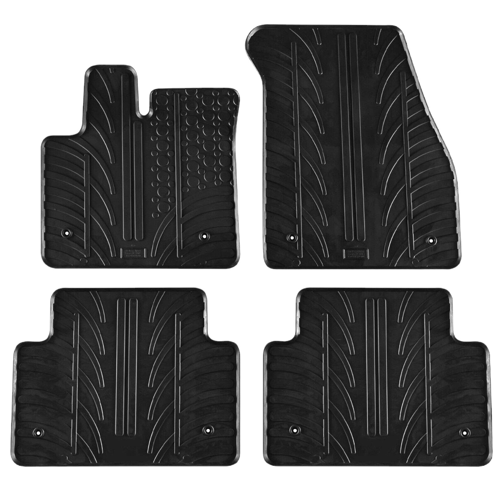 For Range Rover Evoque 2019-2024 Car Floor Mats Rubber All Weather Heavy Duty