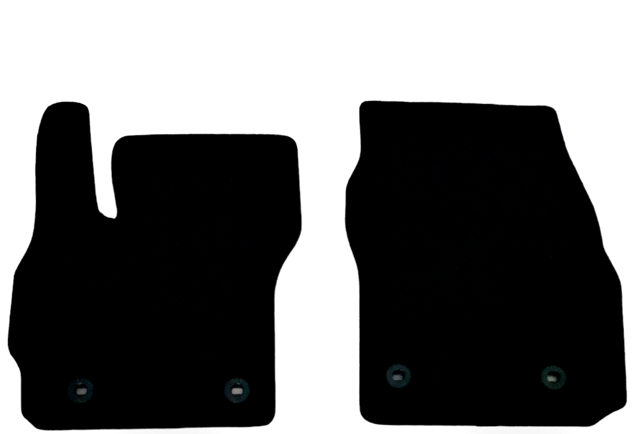 Front Car Floor Mats Velour For Mazda 5 Waterproof Black Carpet Liners New 2pcs