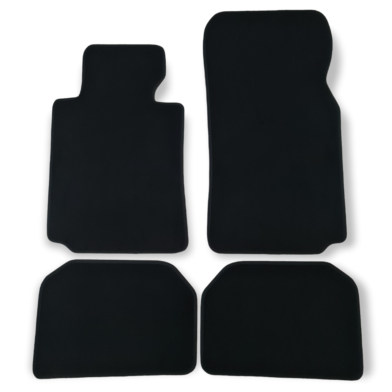 Car Floor Mats For BMW 7 M7 E38 Velour Waterproof Black Carpet Auto Liners New