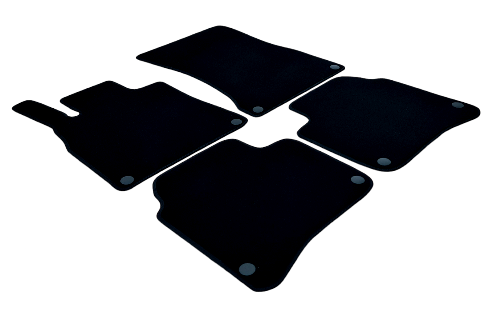 Velour Car Floor Mats For Mercedes S Class W222 Auto Liners Waterproof Black New