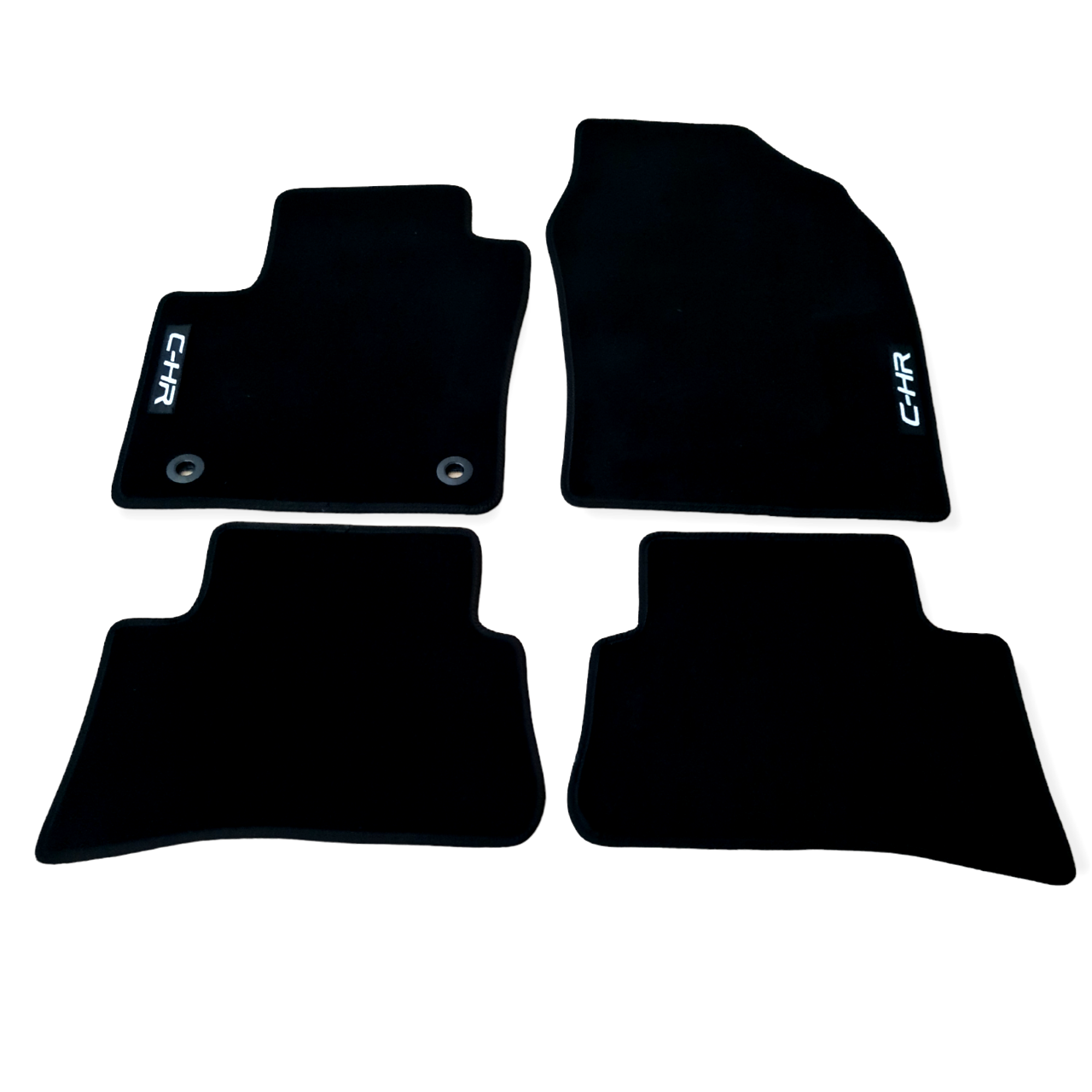 Car Floor Mats For Toyota C-HR Velour Waterproof Black Rugs Carpet Auto Liners