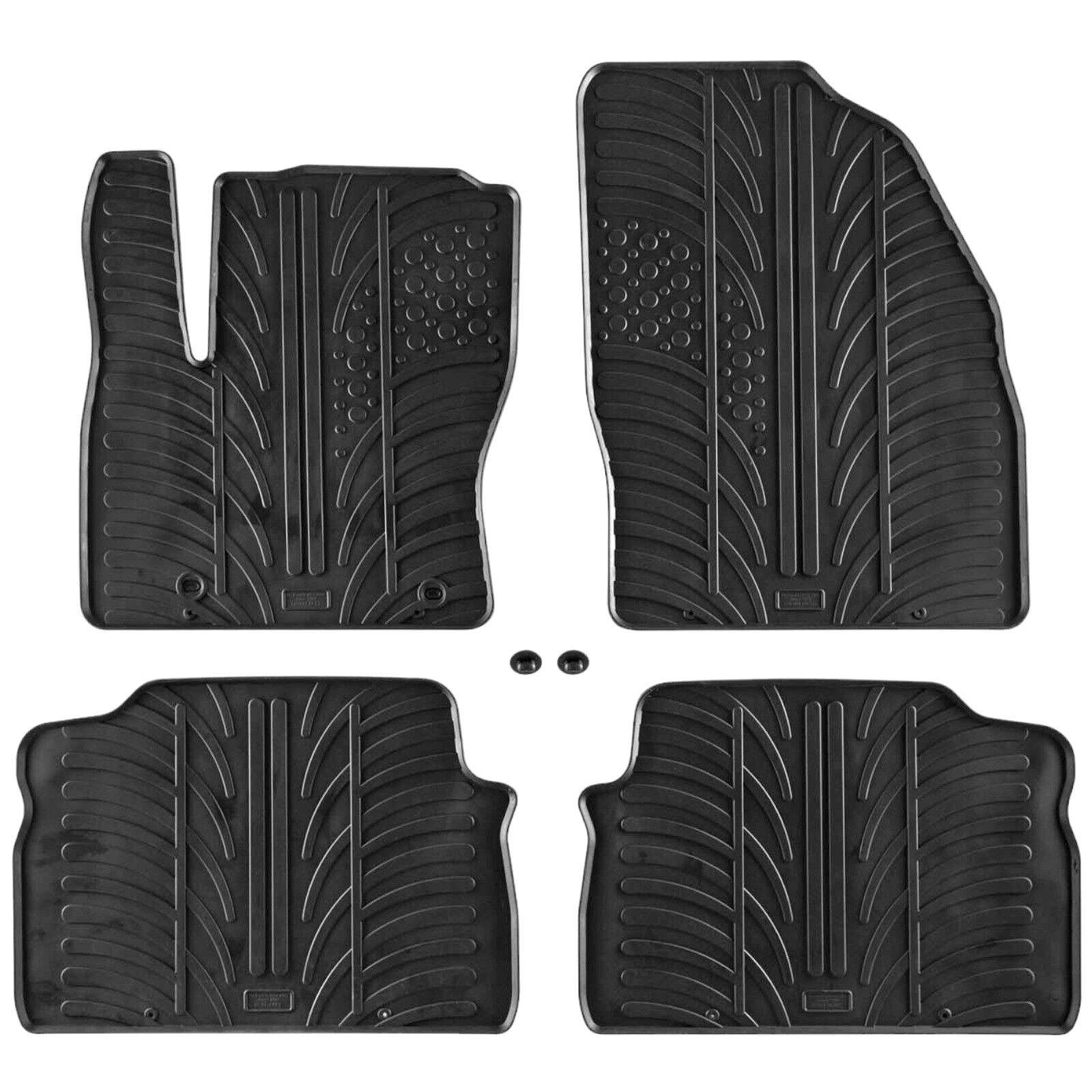 Rubber Car Floor Mats For Ford C-Max All Weather Heavy Duty Rugs Auto Liners New