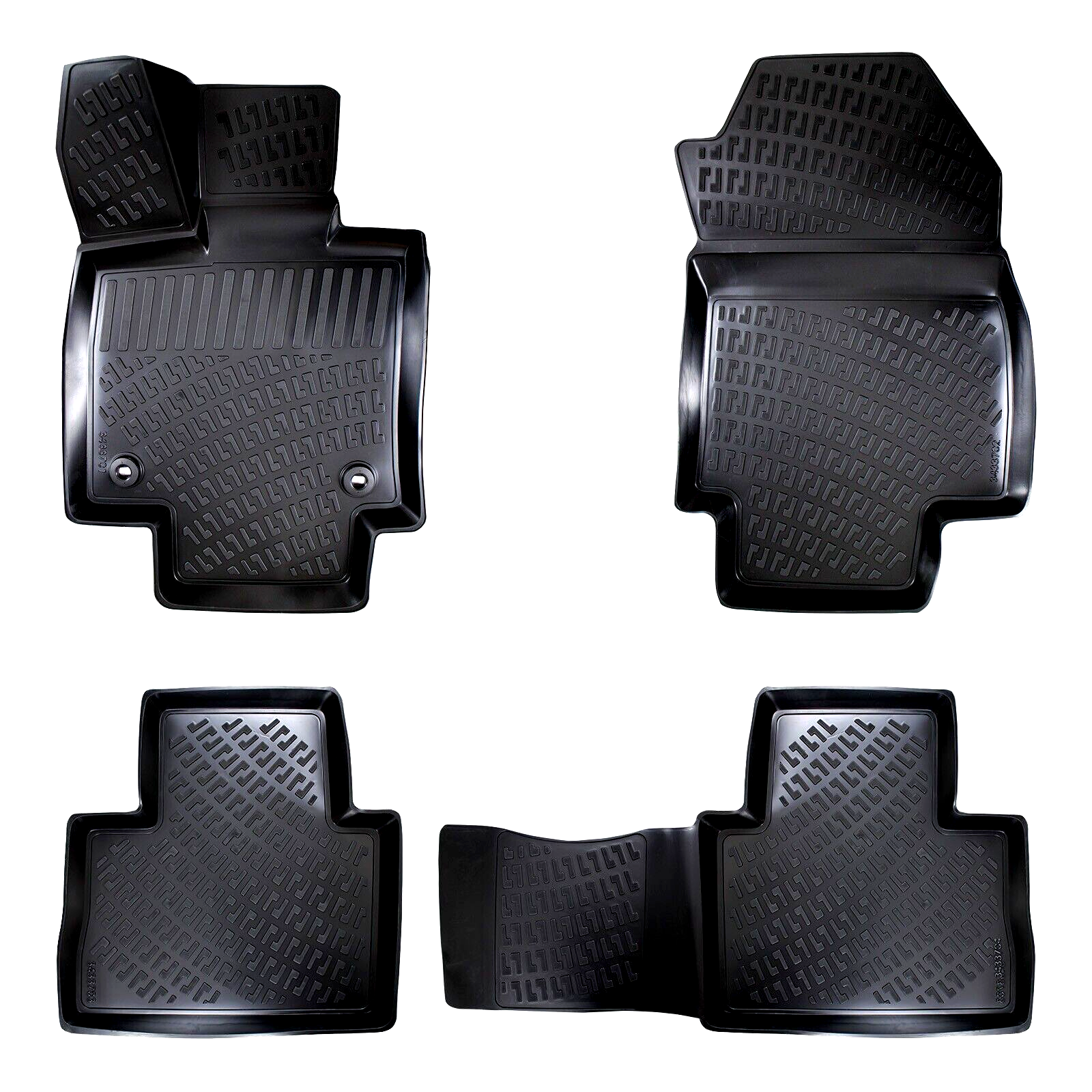 Car Floor Mats Liners For Toyota Rav4 2021-2025 All Season Heavy Duty Auto Rugs