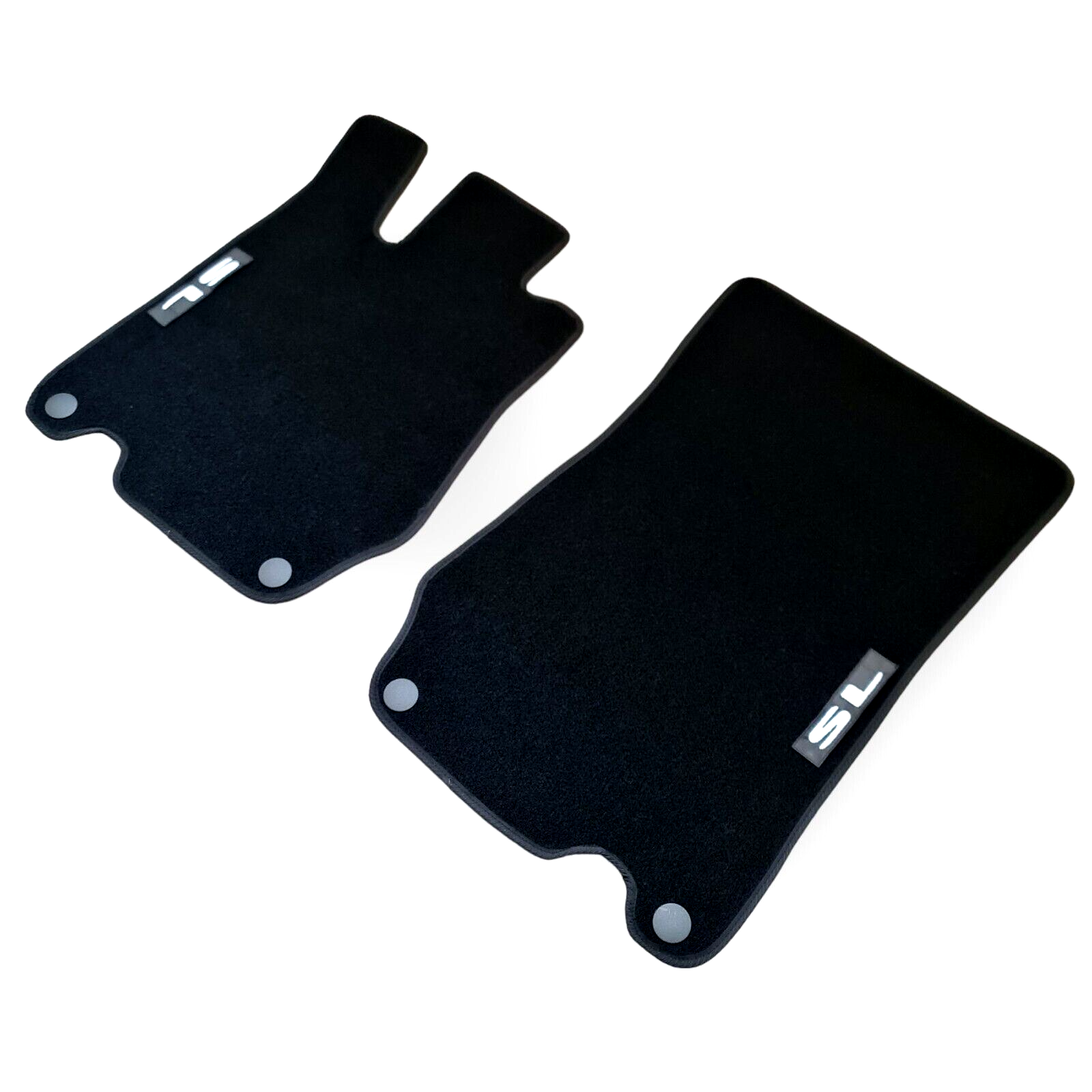 Front Car Floor Mats Velour For Mercedes SL R230 Waterproof Carpet Liners 2pcs