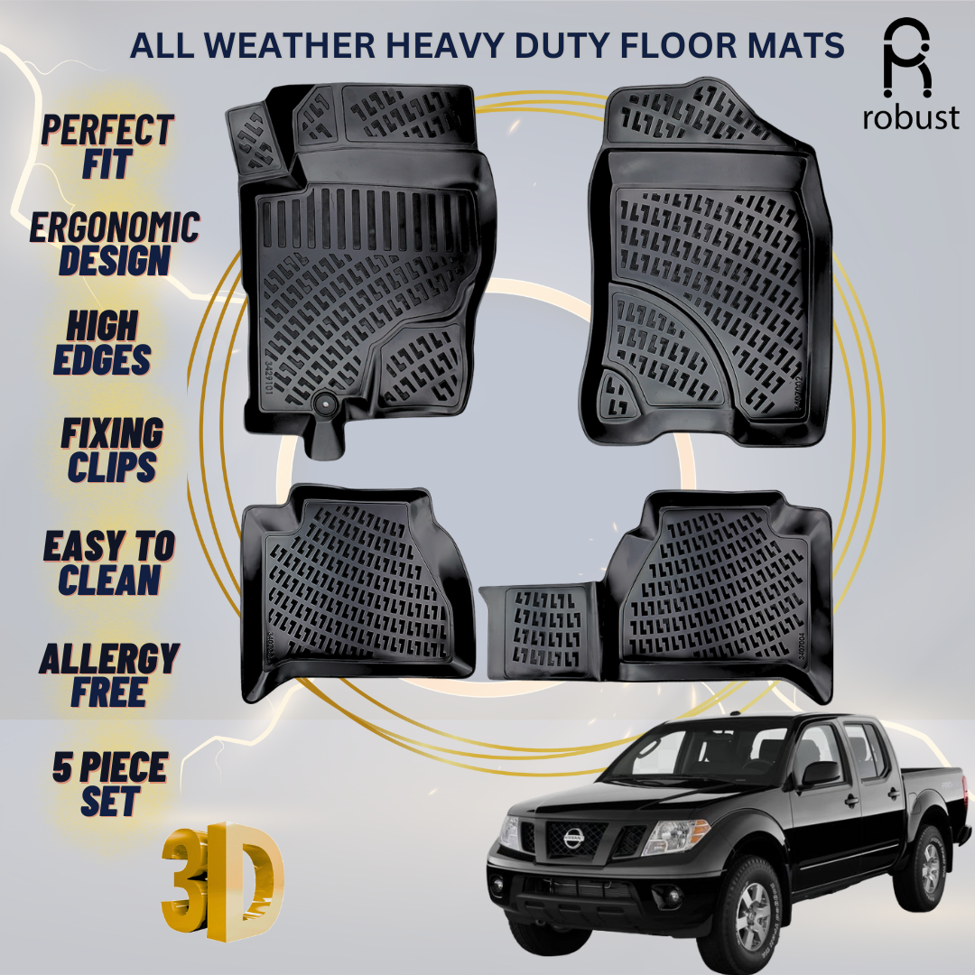 Floor Mats Liners For Nissan Frontier 2005-2013 All Weather Heavy Duty Car Rugs