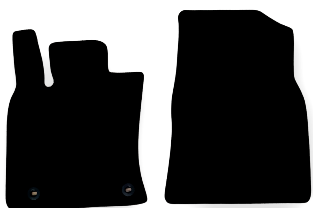 Front Car Floor Mats Velour For Toyota Camry Waterproof Carpet Auto Liners 2pcs