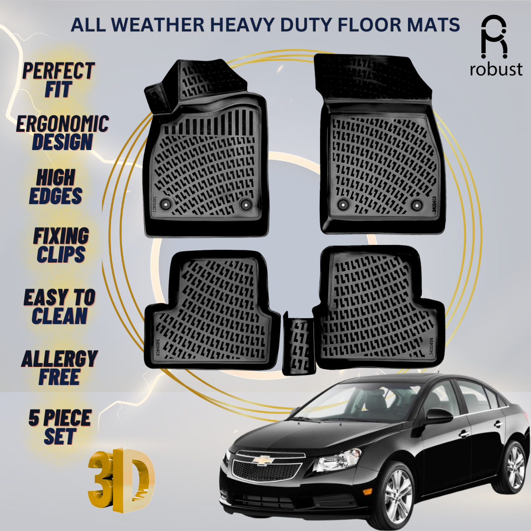 Floor Mats Liners For Chevrolet Lacetti 2008-2016 All Weather Heavy Duty 3d Rugs