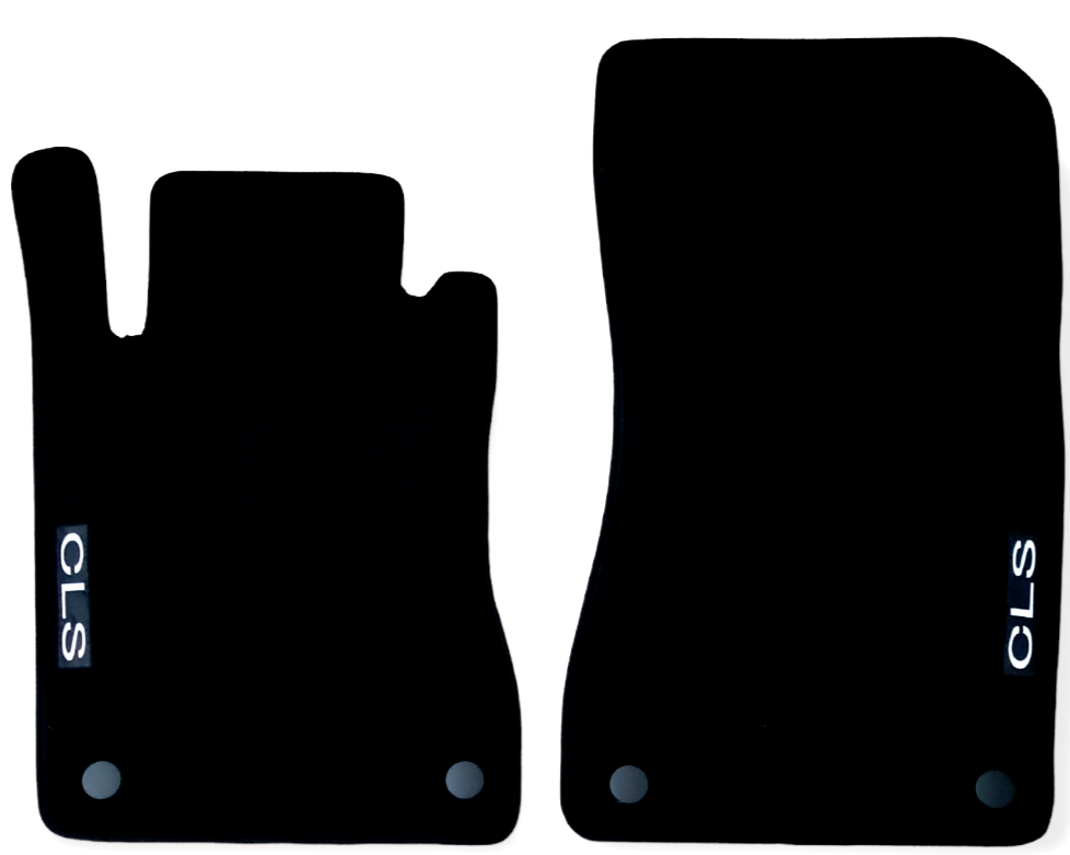 Front Car Floor Mats Velour For Mercedes CLS C219 Waterproof Carpet Rugs 2pc New