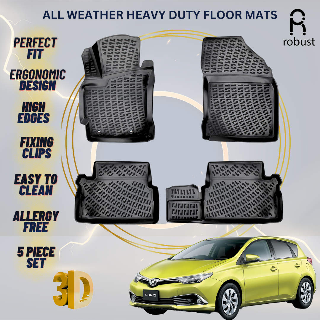 Floor Mats Liners For Toyota Corolla iM 2016-2018 All Weather Heavy Duty Car Rug