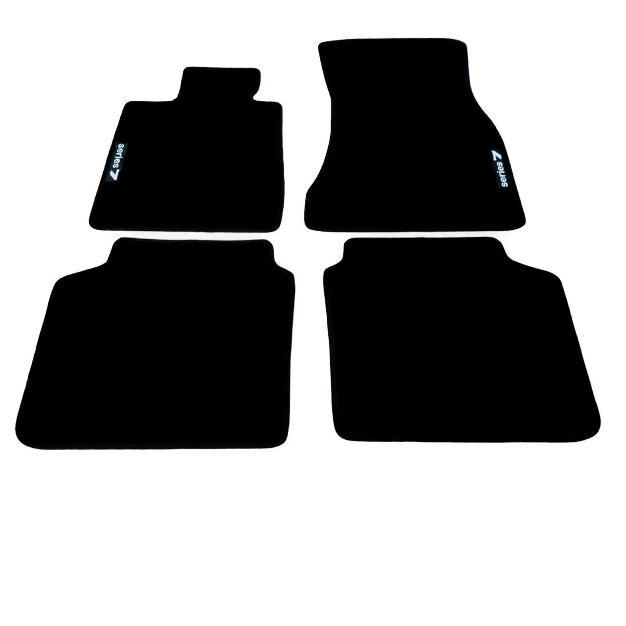Car Floor Mats For BMW 7 M7 G12 Velour Waterproof Black Carpet Rugs Auto Liners