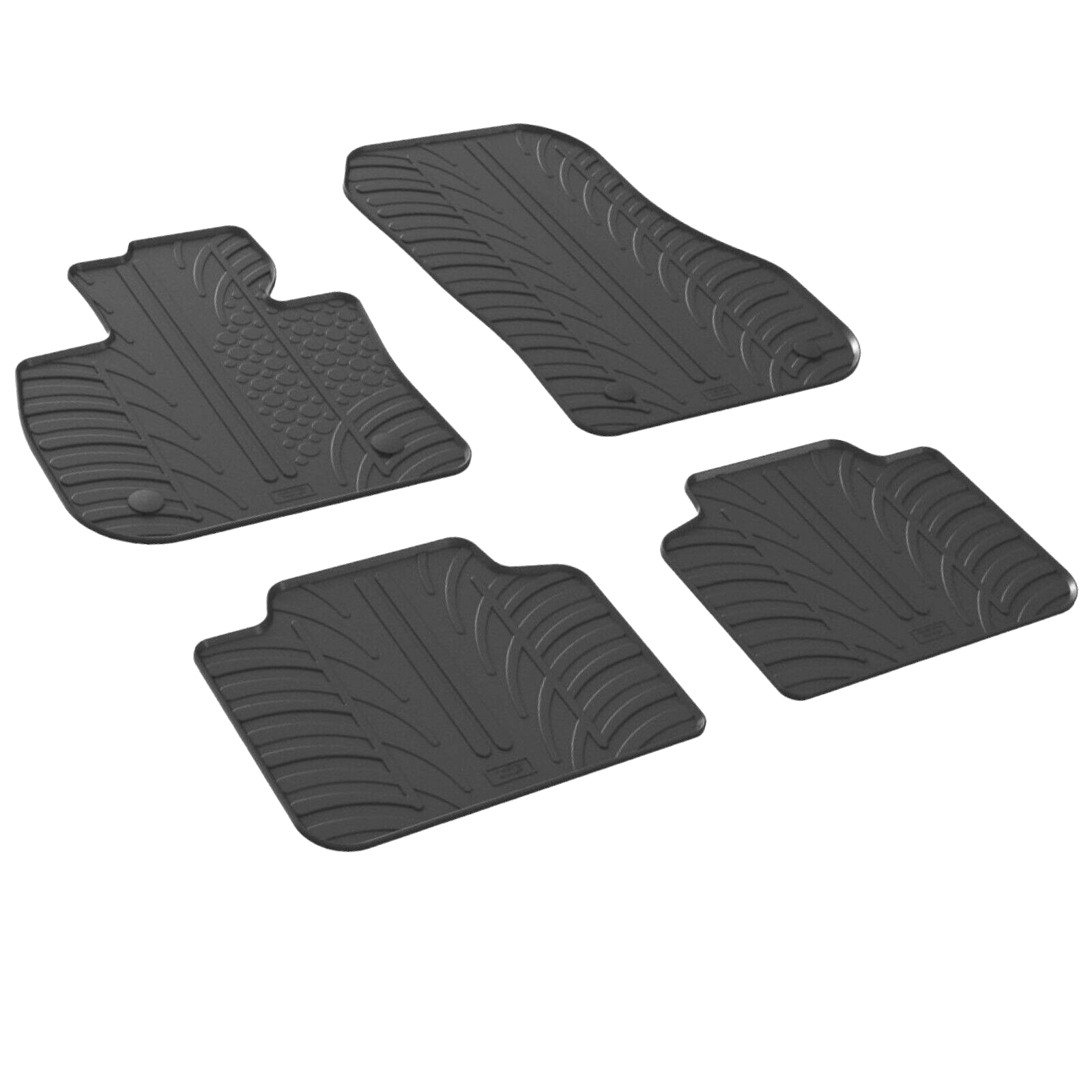 For BMW X1 U11 2022-2024 Car Floor Mats Rubber All Weather Heavy Duty Auto Liner