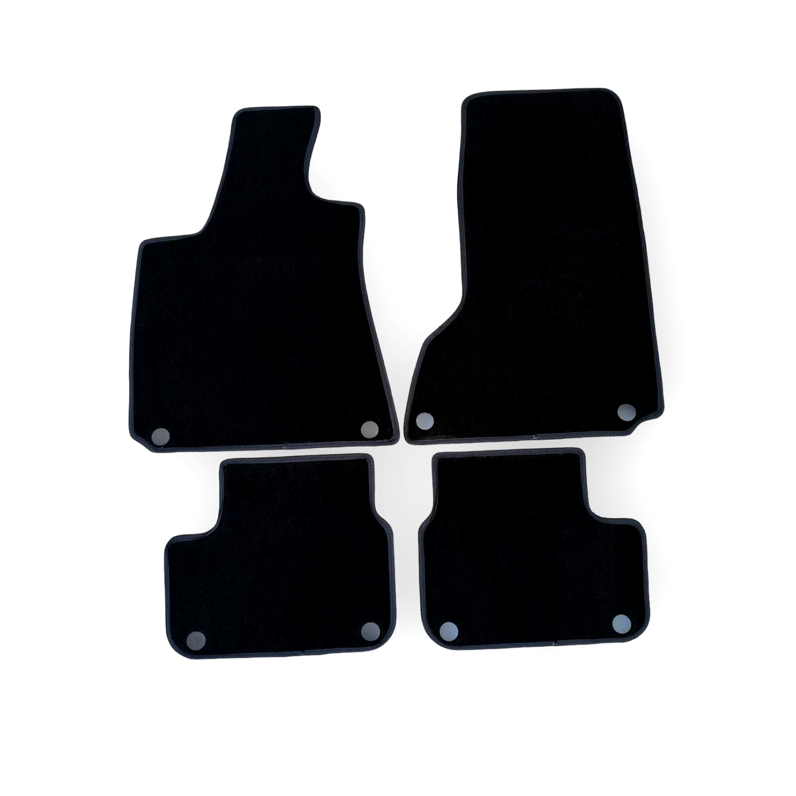 Car Floor Mats Velour For Maserati Ghibli M157 Waterproof Black Carpet Liners