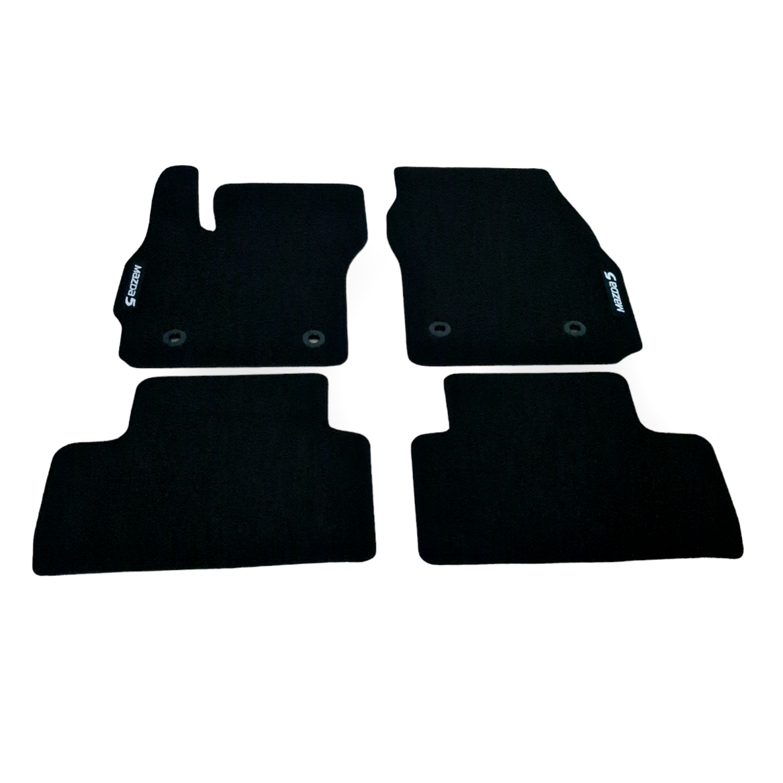 Car Floor Mats Velour For Mazda 5 Waterproof Black Carpet Rugs Auto Liners New