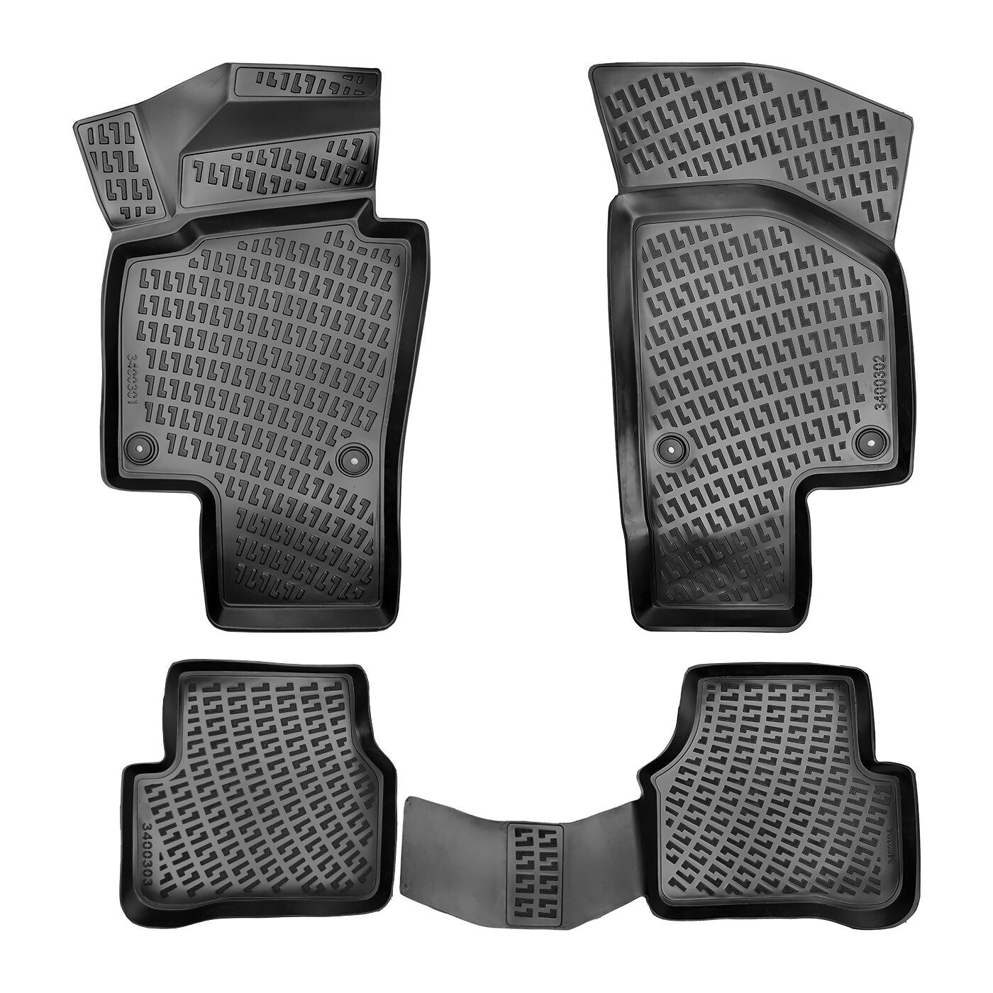 Floor Mats Liners For Volkswagen Passat CC 2012-2017 All Weather Heavy Duty Rugs