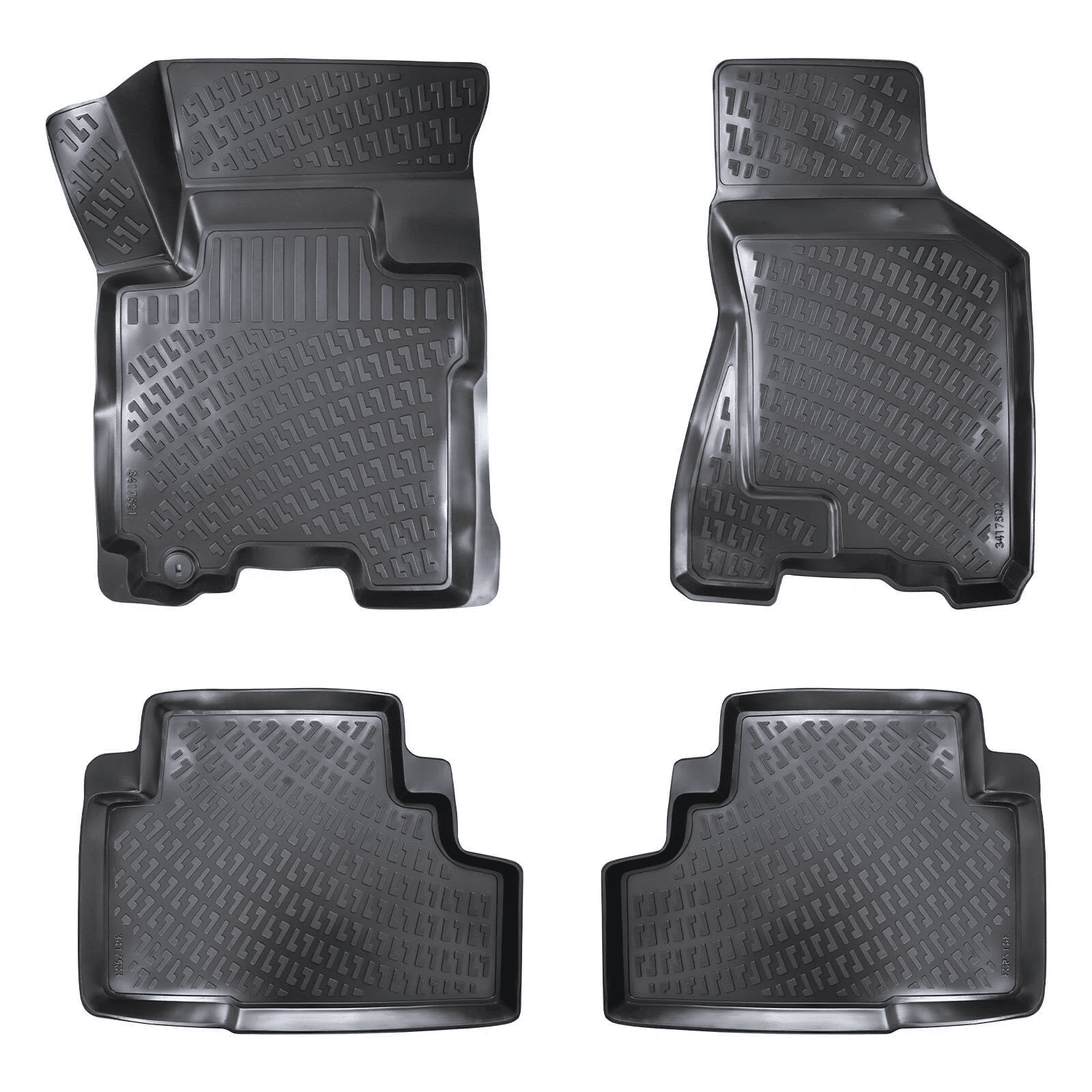 Car Floor Mats Liners For Hyundai Tucson 2004-2009 All Season Heavy Duty 3d Rugs