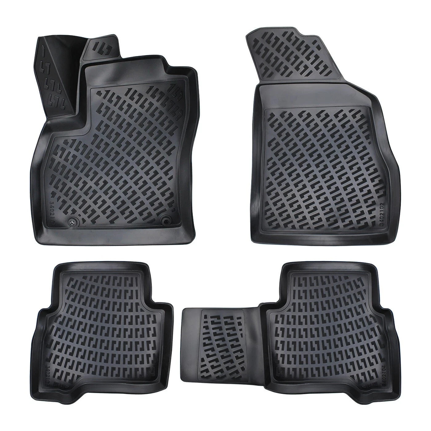 Floor Mats Liners For RAM V700 City 2013-2024 All Weather Heavy Duty 3d Car Rugs