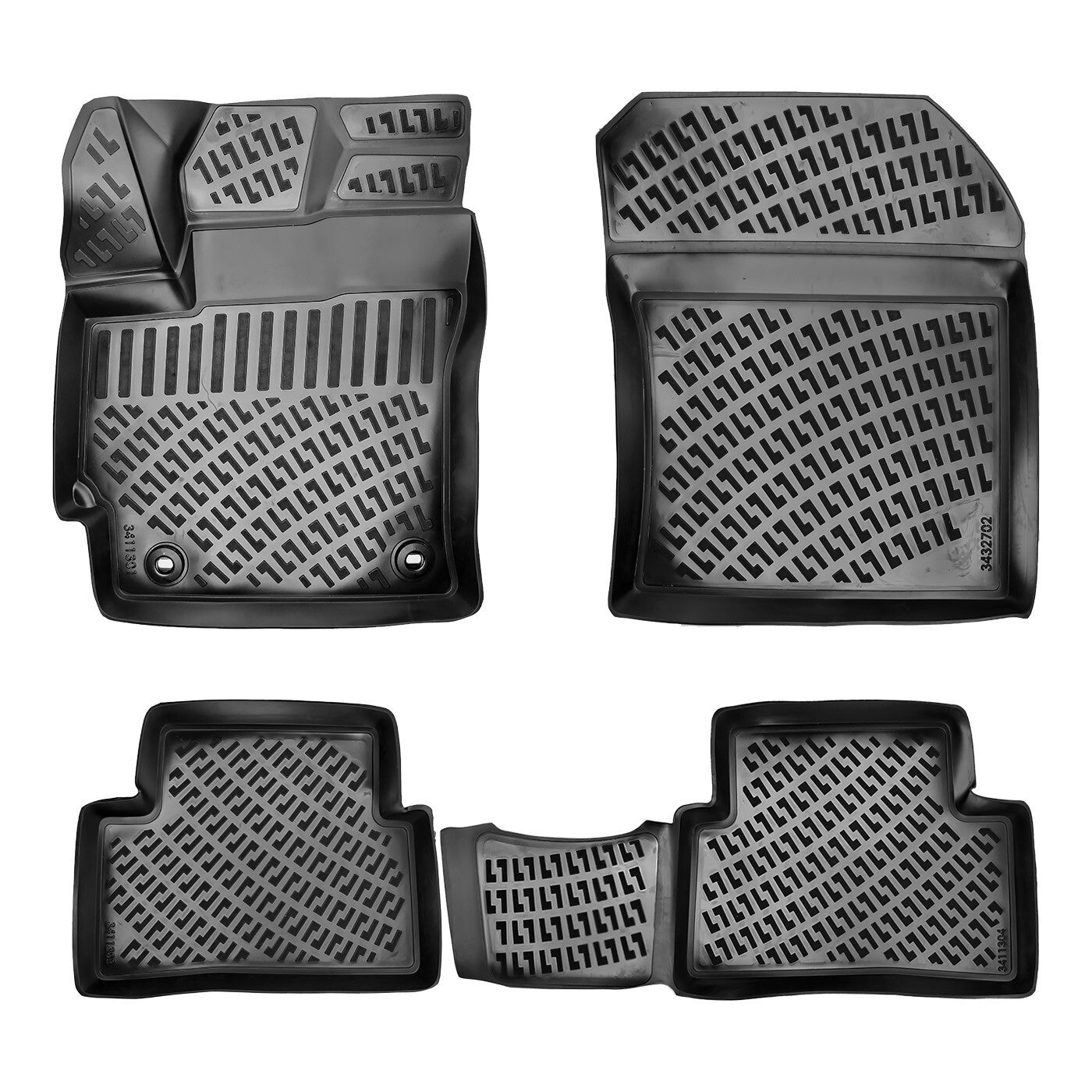 Car Floor Mats Liners For Toyota Corolla HB 2018-2025 All Season Heavy Duty Rugs