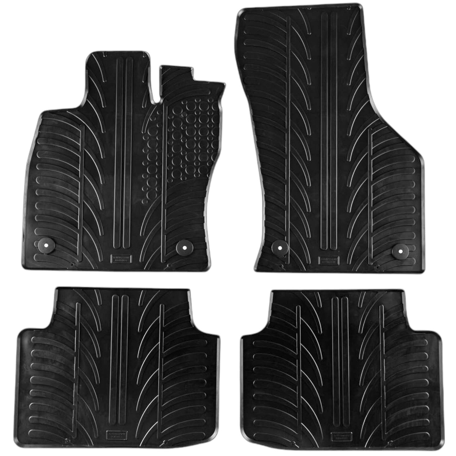 For VW Passat B8 2014-2023 Car Floor Mats Rubber All Weather Heavy Duty Liners