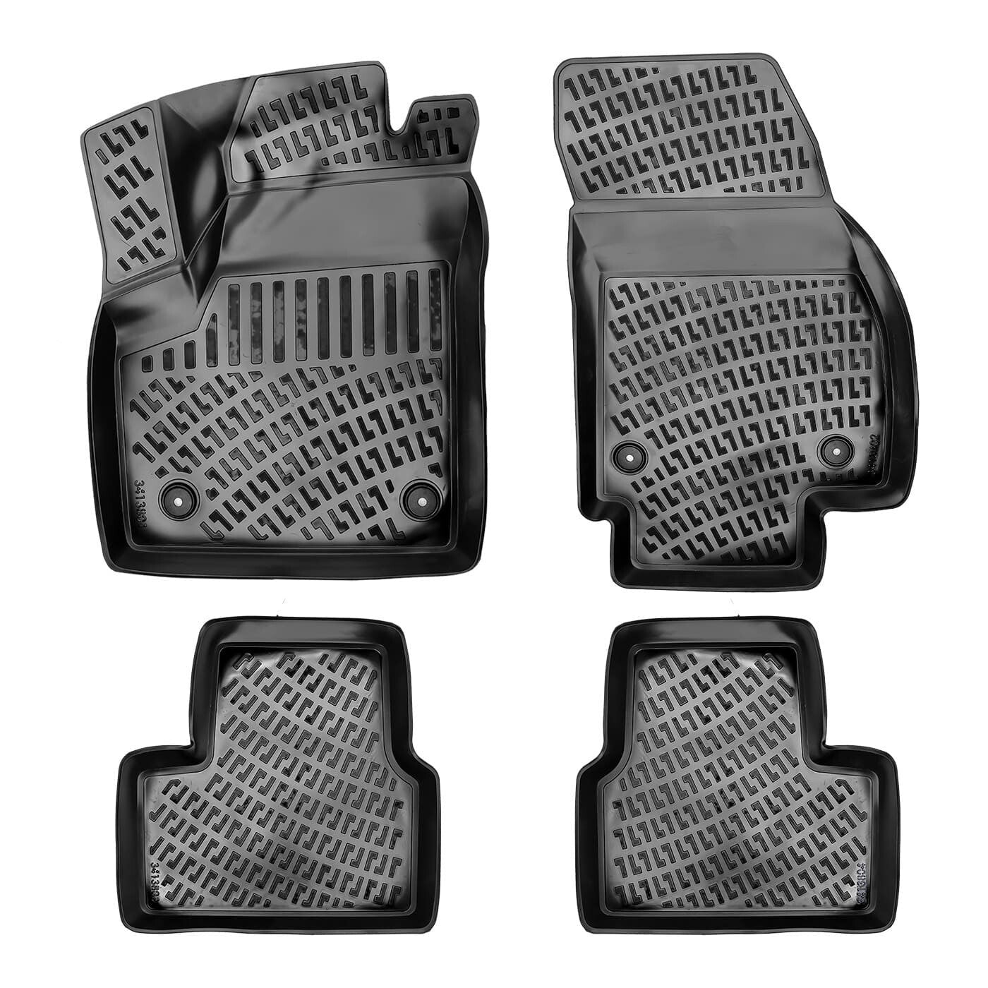 Floor Mats Liners For Opel Meriva B 2010-2017 All Weather Heavy Duty 3D Car Rugs