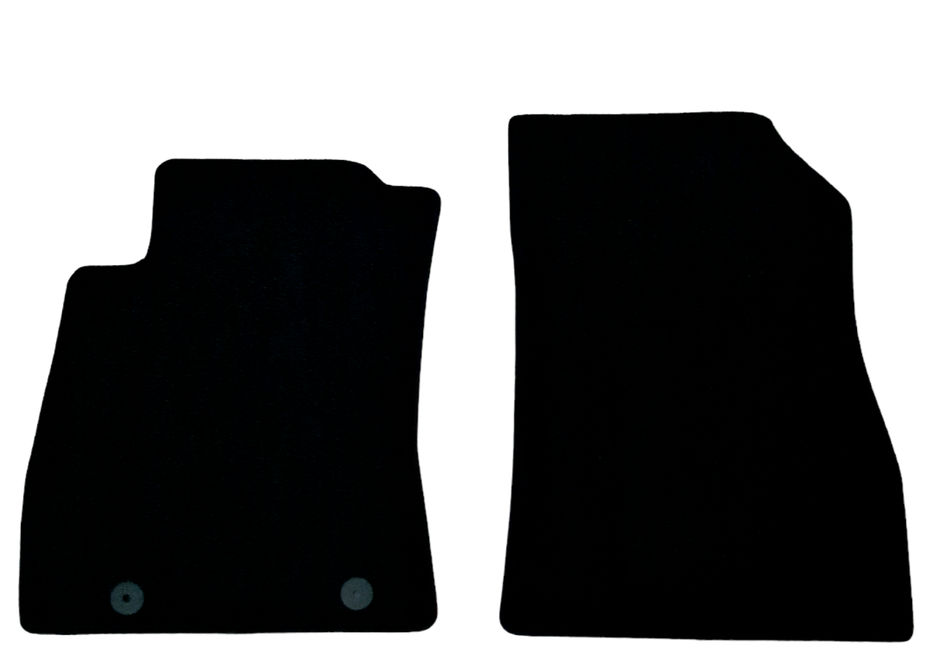 Front Car Floor Mats For Nissan Juke Velour Waterproof Carpet Auto Liners 2pcs