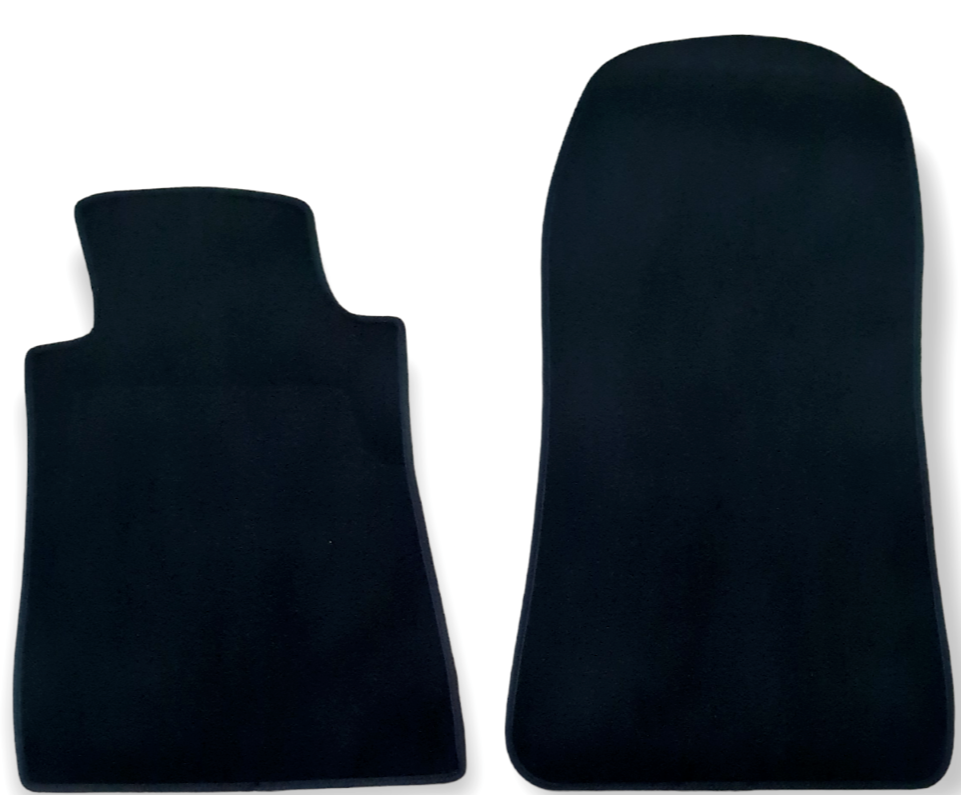 Front Car Floor Mats Velour For Mercedes C-Class W201 Auto Liners Waterproof 2pc