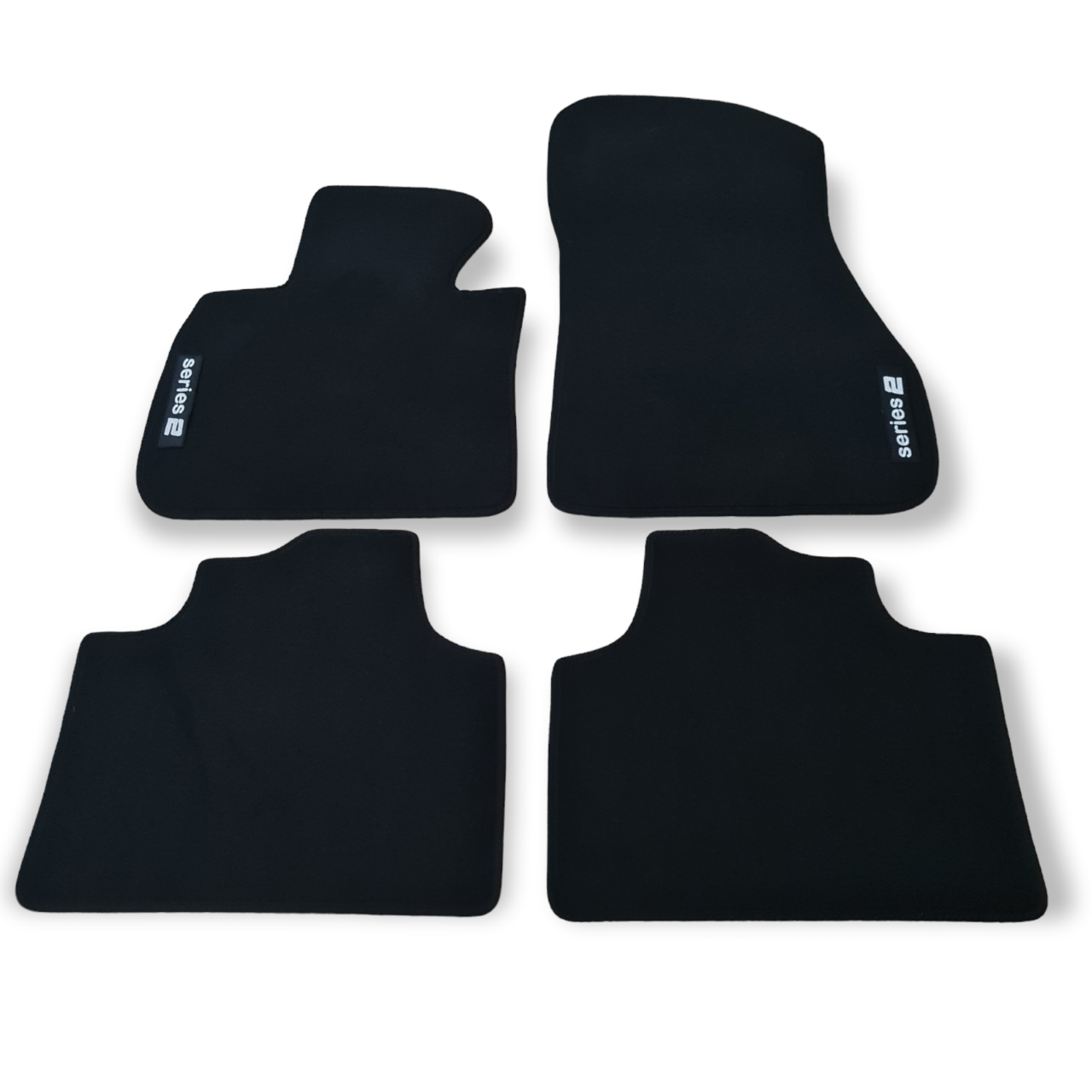 Car Floor Mats For BMW 2 AT F45 Velour Waterproof Black Carpet Rugs Auto Liners